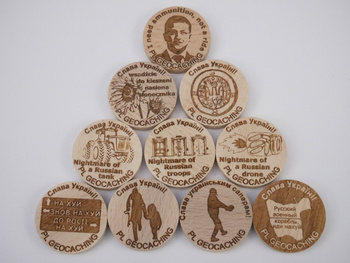 Zestaw 10 PWG Ukraina. Produkt charytatywny.