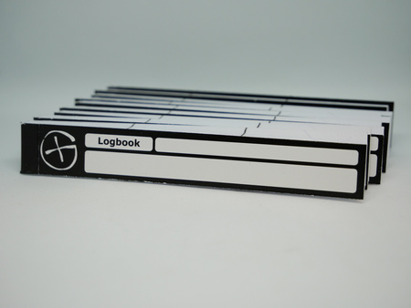 Logbook paskowy. Czarny.