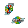 Wheel of Challenges Spinner Geocoin