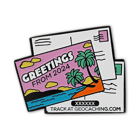 2023/2024 Last/First Geocoin and Two Tag Set