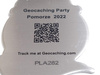 Geocaching Party 2022 Travel Tag