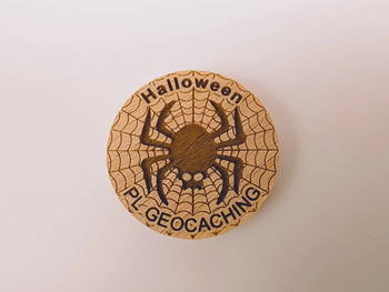 Halloween spider PWG. Dwuwarstwowy