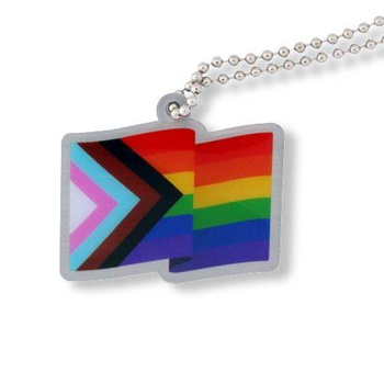 Progress Flag Travel Tag