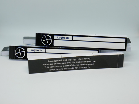 Logbook paskowy. Czarny.