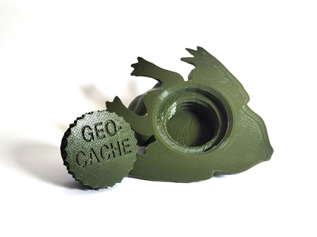 Kesz Żaba + wodoodporny logbook. Wersja większa.