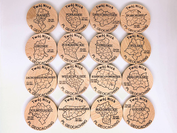 Wszystkie powiaty w województwie.  25 PWG