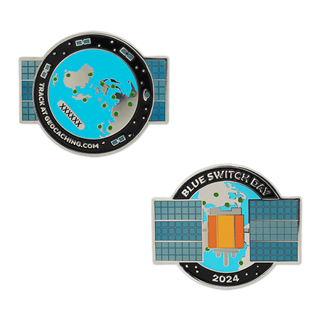 2024 Big Blue Switch Day Geocoin
