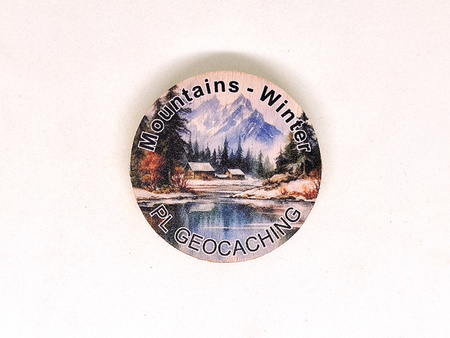 Mountains - Winter. 3 sztuki kolorowych PWG