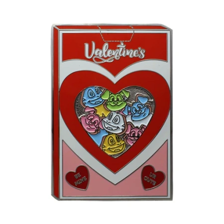 2025 Valentine's Day Geocoin - Silver
