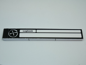 Logbook paskowy. Czarny.