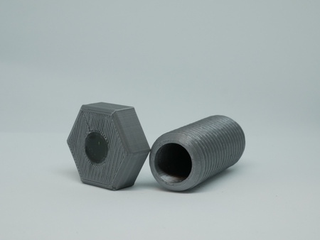 Kesz Śruba (atrapa) - kolor stalowy, z magnesem