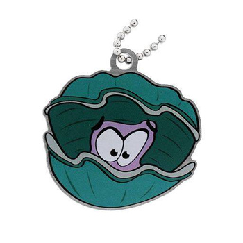 Sam the Clam Cache Buddy Travel Tag