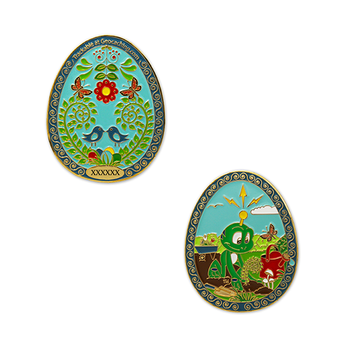 2024 Egg Geocoin - Polished Gold