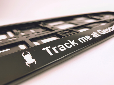 Ramka tablicy rejestracyjnej. Z kodem TB. 2szt