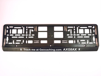 Ramka tablicy rejestracyjnej. Z kodem TB. 2szt