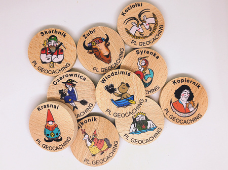 Zestaw 10 Kolorowych PWG "Regiony"