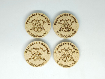 11. urodziny GEOpyry PWG. Poznańskie Koziołki. 4 sztuki