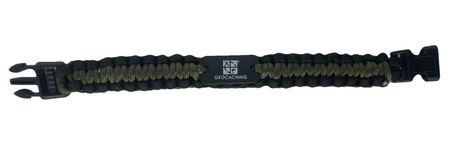 Opaska na rękę Geocaching Paracord Wristband