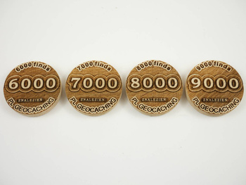 Znalezienia  6000 - 9000 finds PWG. 4 sztuki