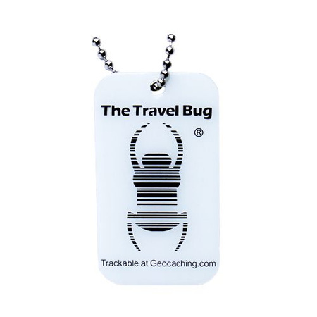 Geocaching QR Travel Bug® - świecący w ciemności