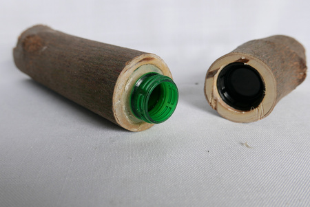 Maskowanie drewno ciemna kora z PET