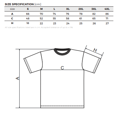 Koszulka z nadrukiem Repeat. Czarna. Rozmiar S - 4XL