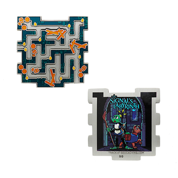 Signal's Labyrinth Geocoin Five- The Castle