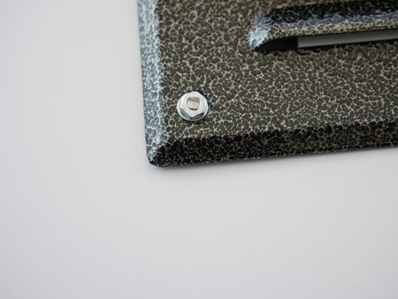 Kratka wentylacyjna - kesz magnetyczny. Ciemno Szara