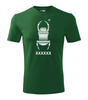 Koszulka Travel Bug z kodem trackowalnym. Zielona. Rozmiar S - 4XL