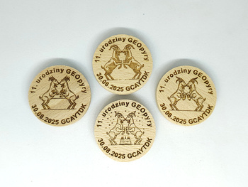 Mega w Poznaniu. 11. urodziny GEOpyry PWG. Koziołki. 4 sztuki