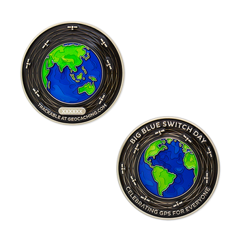 2023 Big Blue Switch Day Geocoin