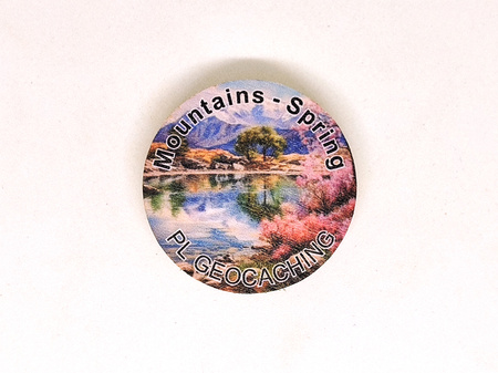 Mountains - Spring. 3 sztuki kolorowych PWG