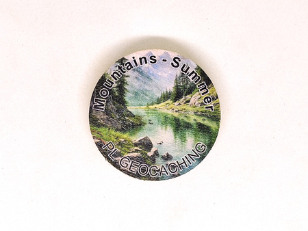 Mountains - Summer. 3 sztuki kolorowych PWG