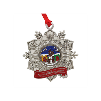2023 Snowflake Ornament Geocoin
