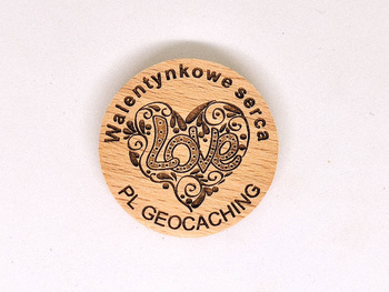 Walentynkowe Serce PWG. Dwuwarstwowy