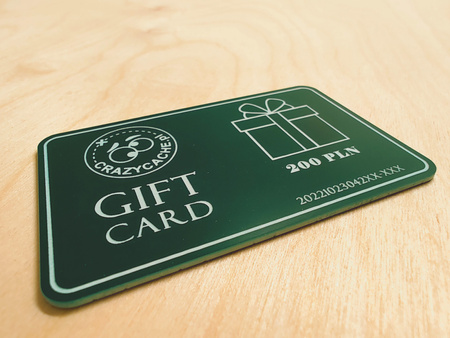 Karta Podarunkowa. 200 PLN