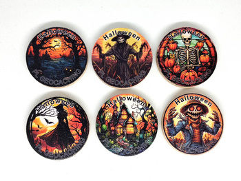 Halloween v2. 6 sztuk kolorowych PWG