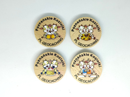 11. urodziny GEOpyry PWG. Poznańskie Koziołki. 4 kolorowe PWG