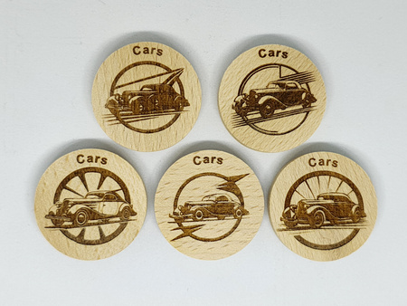 Cars. 5 sztuk PWG