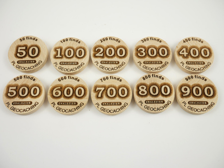 Znalezienia - 100 finds PWG