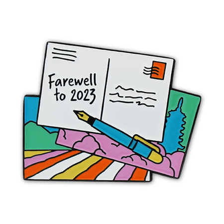 2023/2024 Last/First Geocoin and Two Tag Set