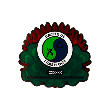 Season Two 2022 CITO Geocoin & Tag Set- Red