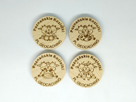 11. urodziny GEOpyry PWG. Poznańskie Koziołki. 4 sztuki