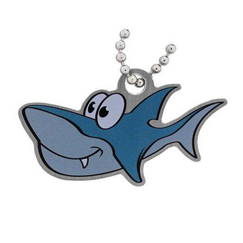 Mark the Shark Cache Buddy Travel Tag