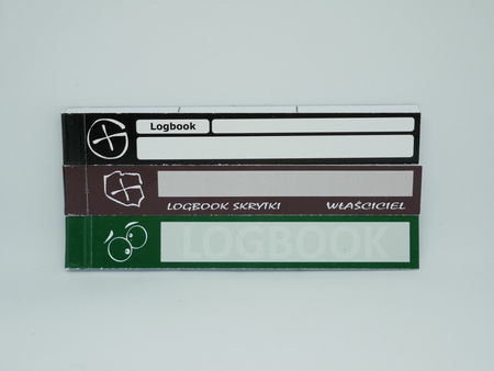 Logbook paskowy. Czarny.