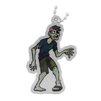 Geocaching Zombie Man Travel Tag