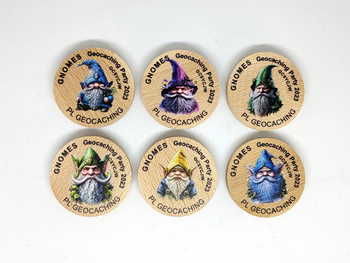 Mega Gnomy. 6 sztuk kolorowych PWG