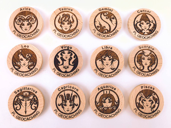 Znaki Zodiaku. PWG 12 sztuk