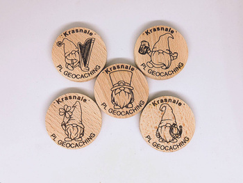 Krasnale St. Patrick day. PWG. 5 sztuk