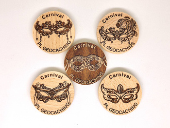 Maski Carnival V2. PWG. 5 sztuk